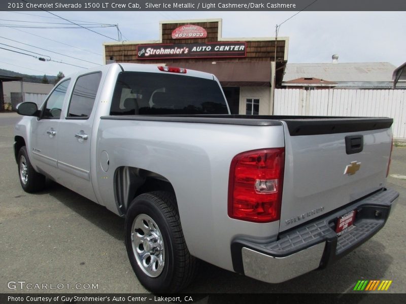 Silver Ice Metallic / Light Cashmere/Dark Cashmere 2013 Chevrolet Silverado 1500 LT Crew Cab