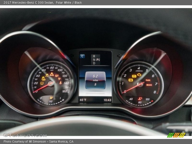 Polar White / Black 2017 Mercedes-Benz C 300 Sedan