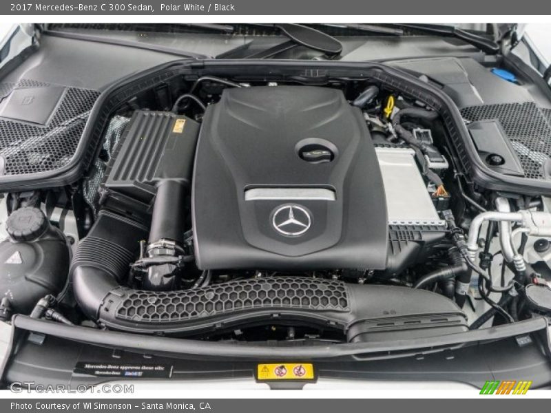 Polar White / Black 2017 Mercedes-Benz C 300 Sedan