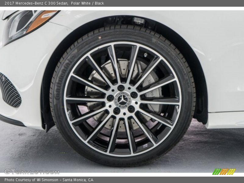 Polar White / Black 2017 Mercedes-Benz C 300 Sedan