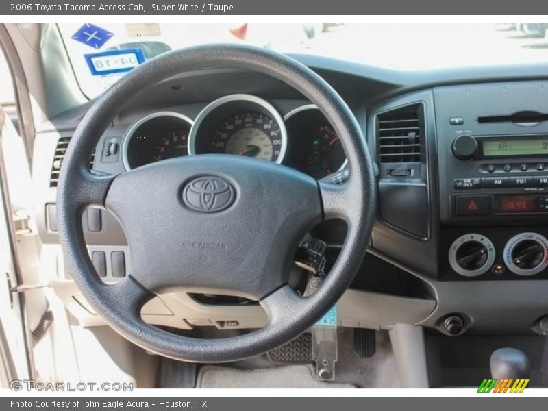 Super White / Taupe 2006 Toyota Tacoma Access Cab