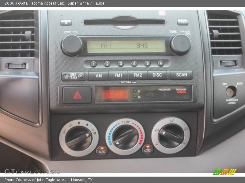 Super White / Taupe 2006 Toyota Tacoma Access Cab