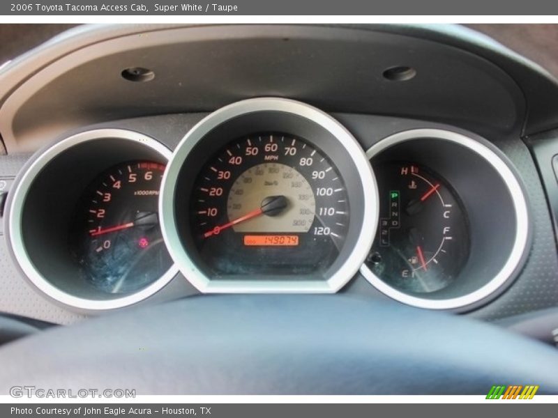Super White / Taupe 2006 Toyota Tacoma Access Cab
