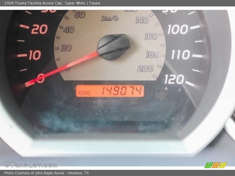 Super White / Taupe 2006 Toyota Tacoma Access Cab
