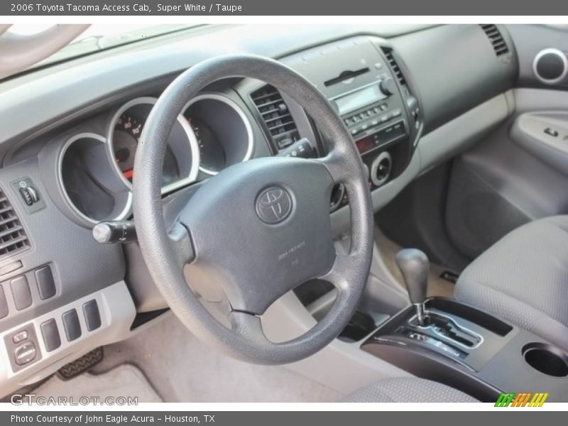 Super White / Taupe 2006 Toyota Tacoma Access Cab