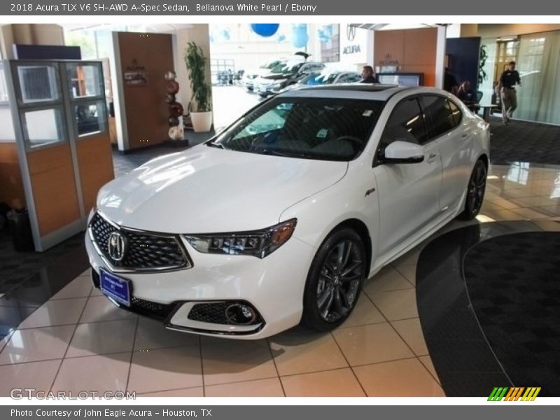 Front 3/4 View of 2018 TLX V6 SH-AWD A-Spec Sedan