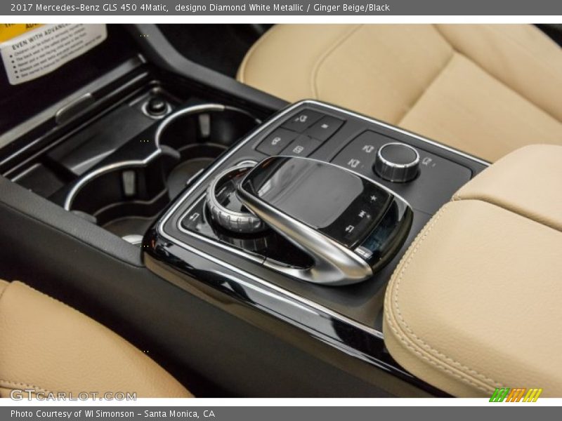 designo Diamond White Metallic / Ginger Beige/Black 2017 Mercedes-Benz GLS 450 4Matic