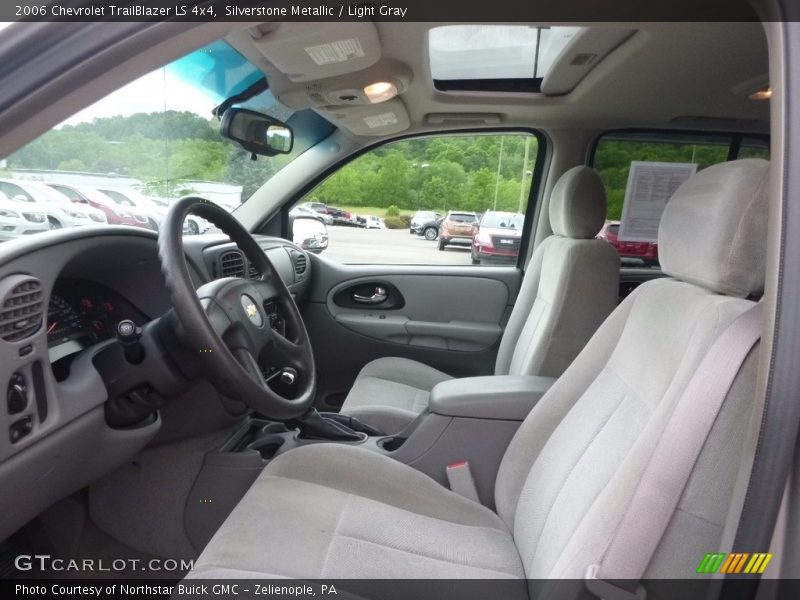 Silverstone Metallic / Light Gray 2006 Chevrolet TrailBlazer LS 4x4