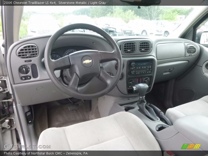 Silverstone Metallic / Light Gray 2006 Chevrolet TrailBlazer LS 4x4