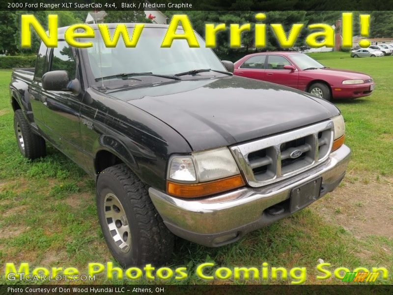 Black / Medium Graphite 2000 Ford Ranger XLT SuperCab 4x4