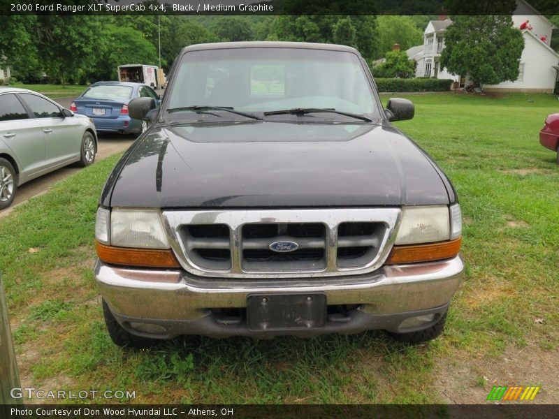 Black / Medium Graphite 2000 Ford Ranger XLT SuperCab 4x4