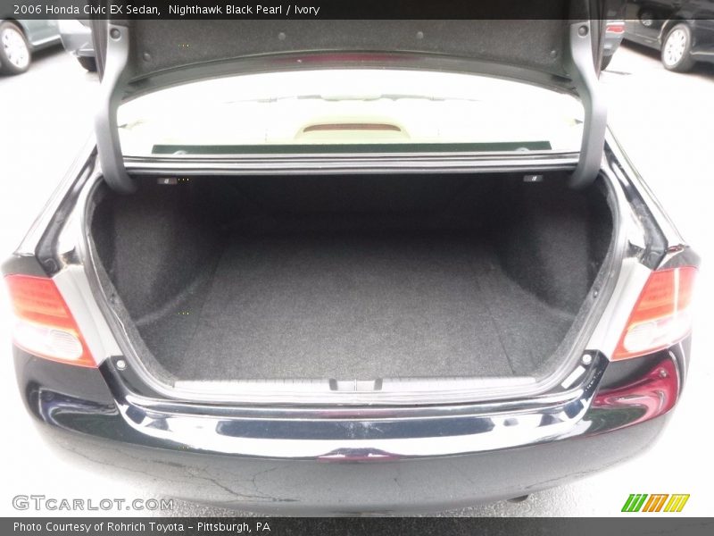 Nighthawk Black Pearl / Ivory 2006 Honda Civic EX Sedan
