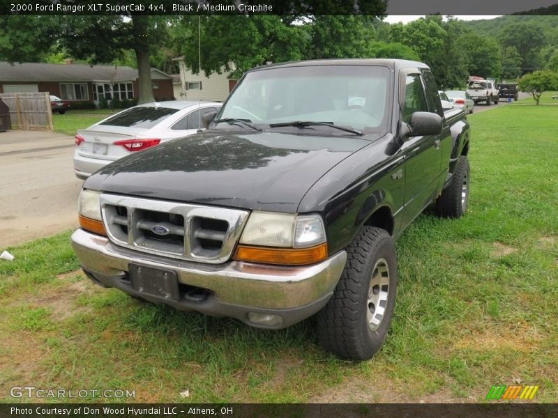 Black / Medium Graphite 2000 Ford Ranger XLT SuperCab 4x4
