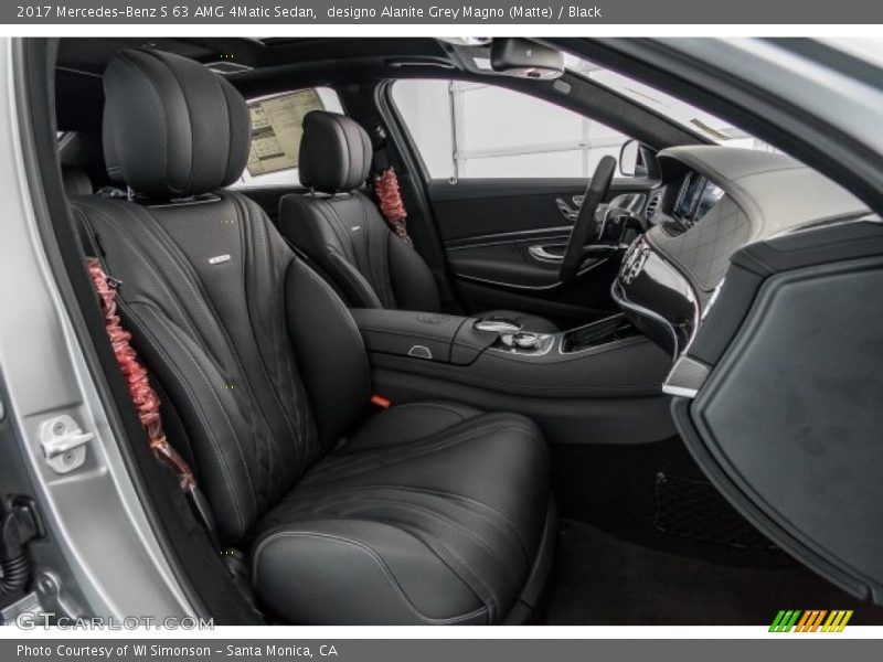 designo Alanite Grey Magno (Matte) / Black 2017 Mercedes-Benz S 63 AMG 4Matic Sedan