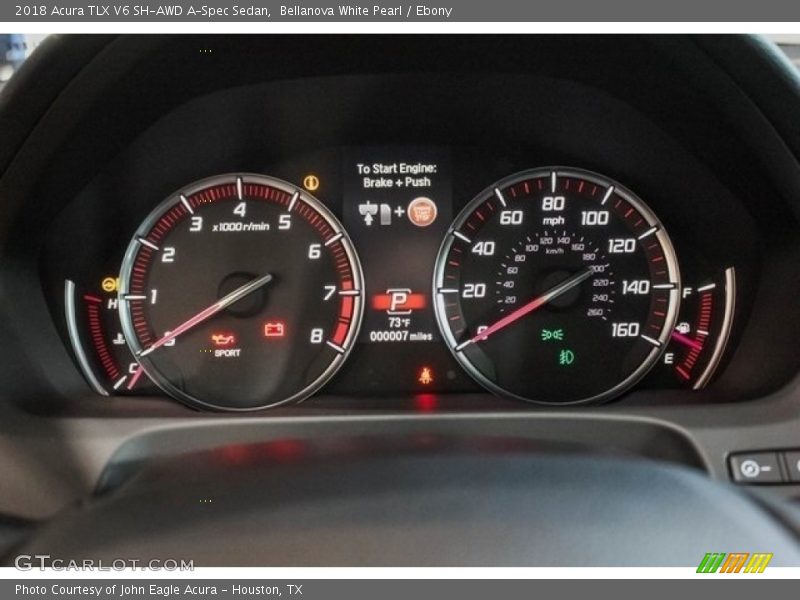  2018 TLX V6 SH-AWD A-Spec Sedan V6 SH-AWD A-Spec Sedan Gauges