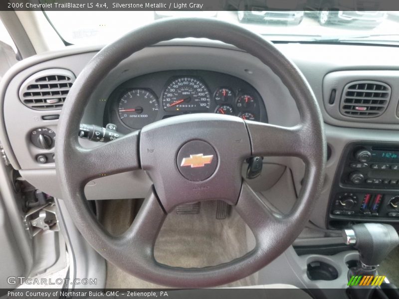 Silverstone Metallic / Light Gray 2006 Chevrolet TrailBlazer LS 4x4