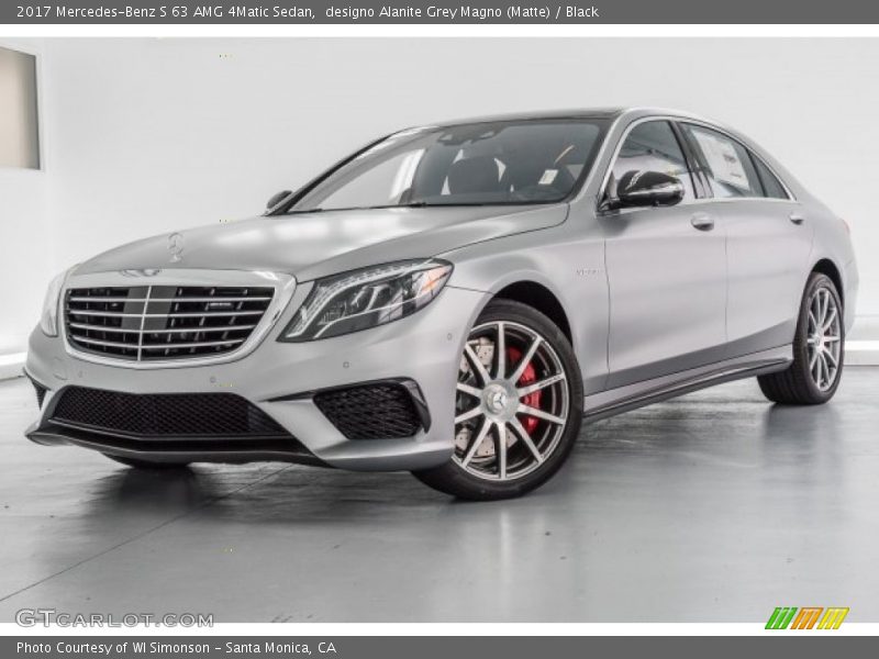 Front 3/4 View of 2017 S 63 AMG 4Matic Sedan
