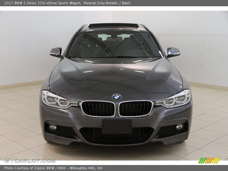 Mineral Grey Metallic / Black 2017 BMW 3 Series 330i xDrive Sports Wagon