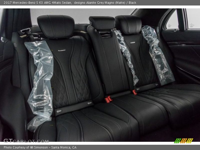 Rear Seat of 2017 S 63 AMG 4Matic Sedan