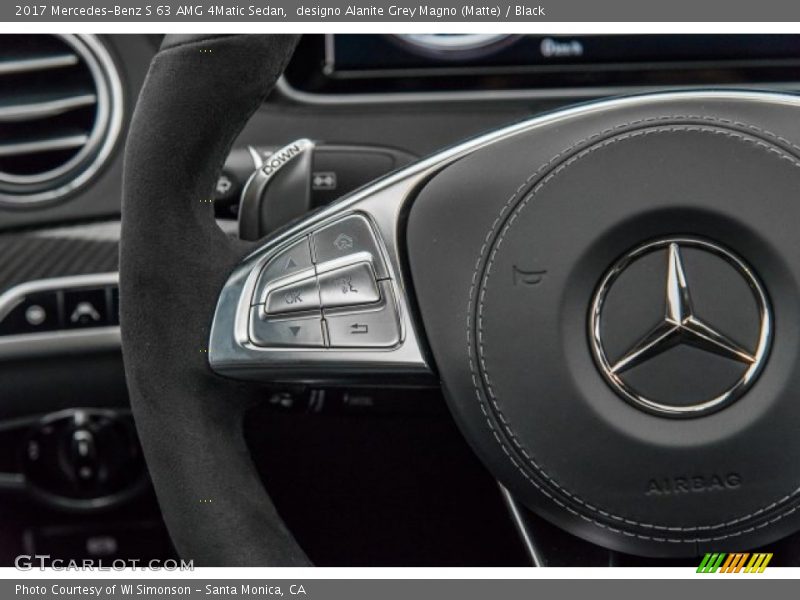 Controls of 2017 S 63 AMG 4Matic Sedan