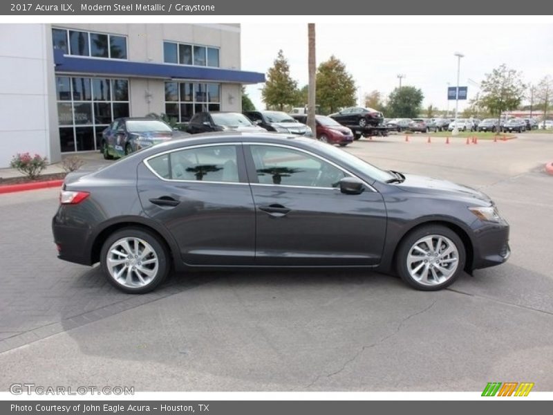 Modern Steel Metallic / Graystone 2017 Acura ILX