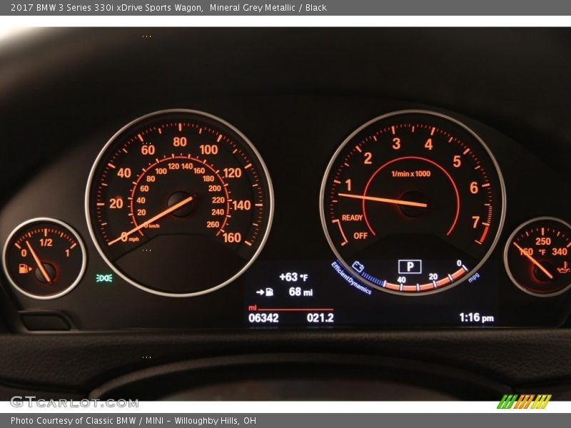  2017 3 Series 330i xDrive Sports Wagon 330i xDrive Sports Wagon Gauges
