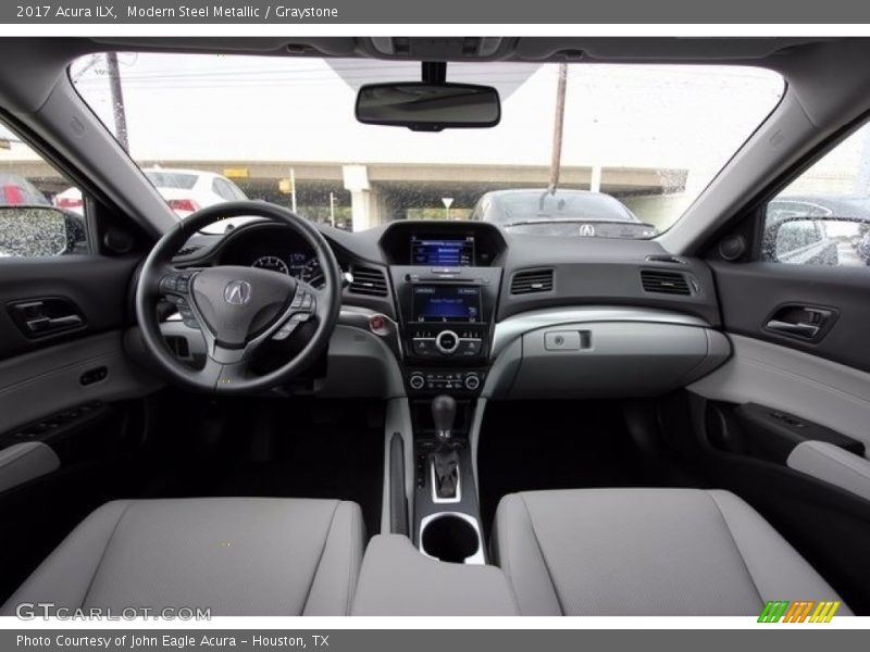 Modern Steel Metallic / Graystone 2017 Acura ILX