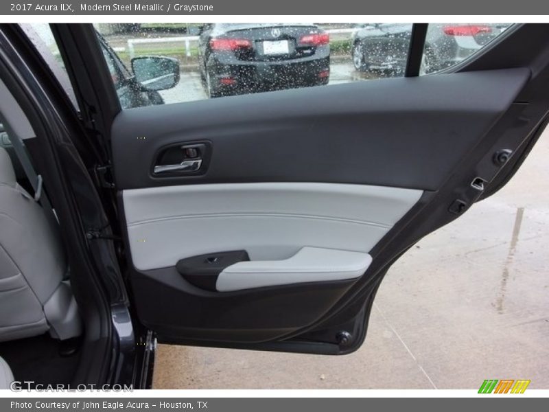 Modern Steel Metallic / Graystone 2017 Acura ILX