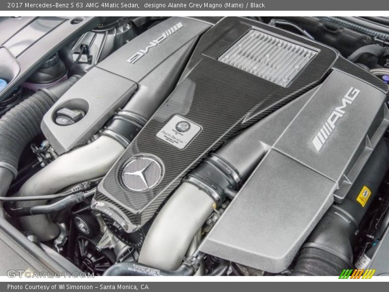  2017 S 63 AMG 4Matic Sedan Engine - 5.5 Liter AMG biturbo DOHC 32-Valve VVT V8