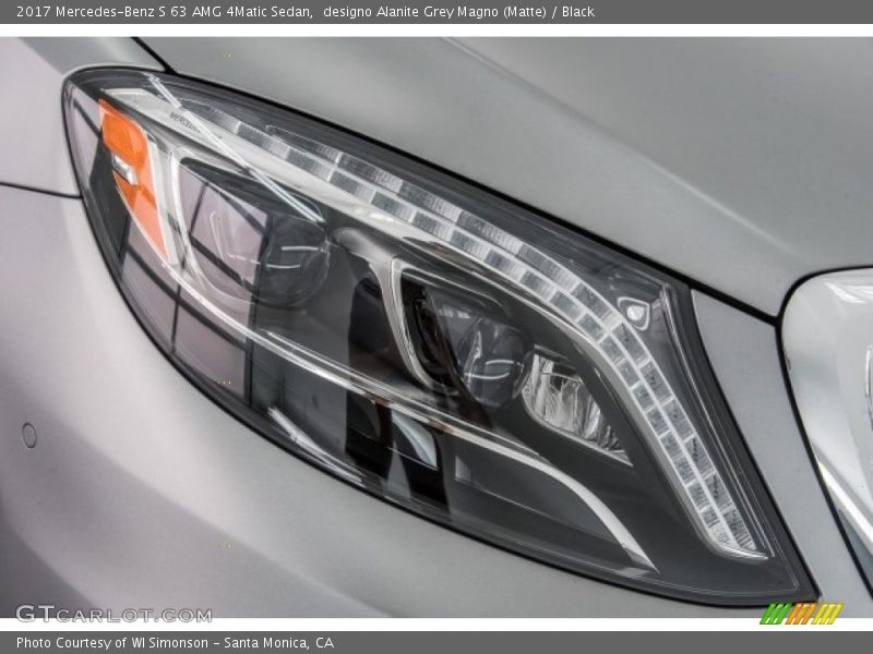 designo Alanite Grey Magno (Matte) / Black 2017 Mercedes-Benz S 63 AMG 4Matic Sedan