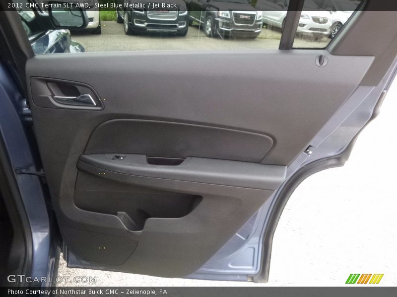Steel Blue Metallic / Jet Black 2012 GMC Terrain SLT AWD