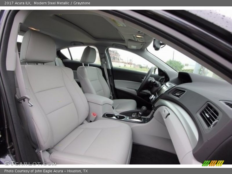 Modern Steel Metallic / Graystone 2017 Acura ILX