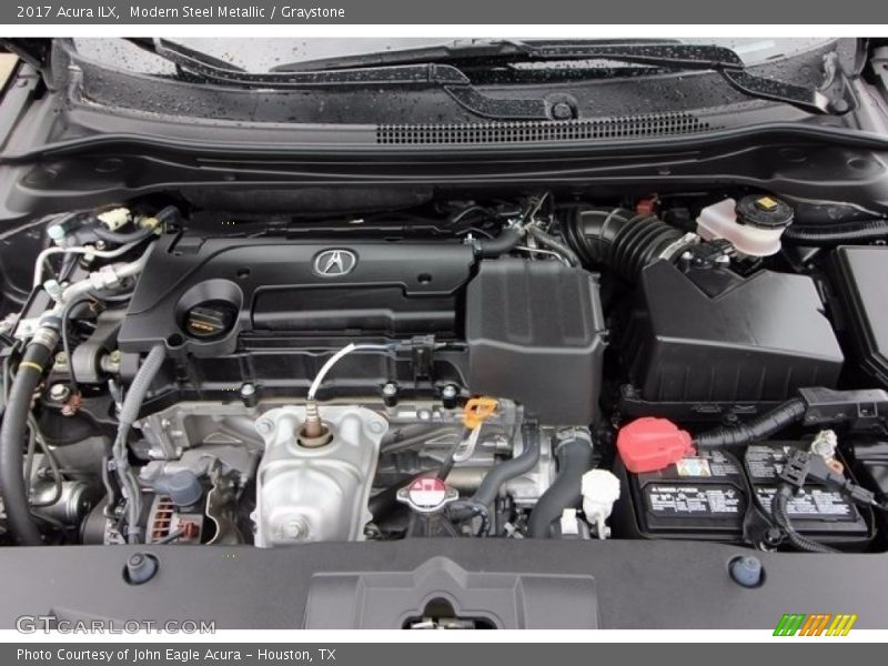 Modern Steel Metallic / Graystone 2017 Acura ILX