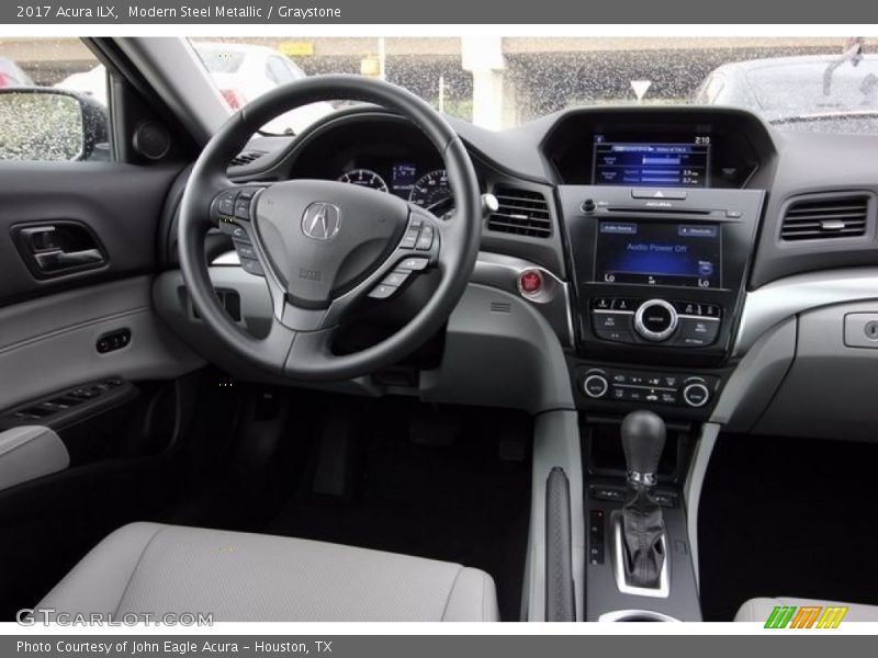 Modern Steel Metallic / Graystone 2017 Acura ILX