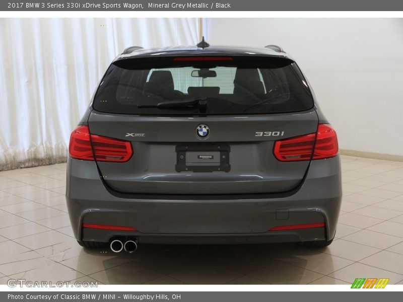 Mineral Grey Metallic / Black 2017 BMW 3 Series 330i xDrive Sports Wagon