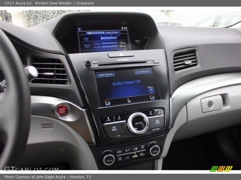 Modern Steel Metallic / Graystone 2017 Acura ILX