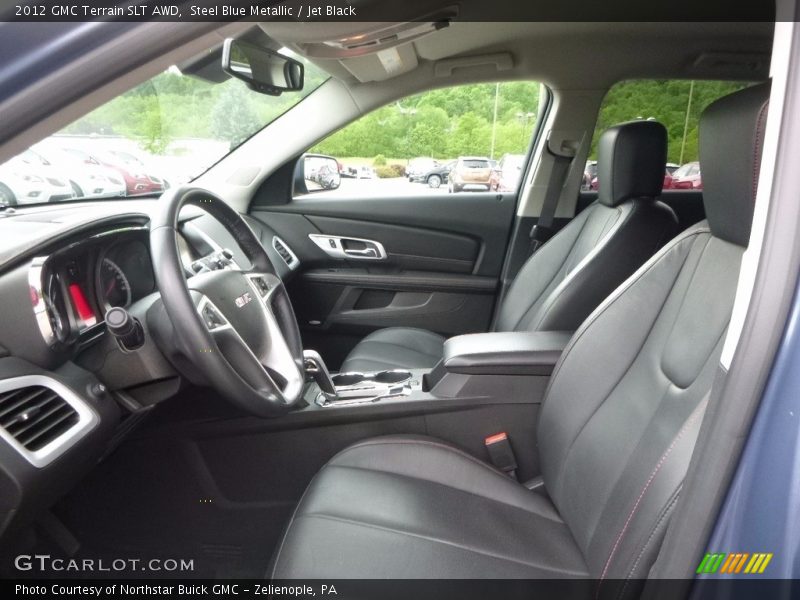 Steel Blue Metallic / Jet Black 2012 GMC Terrain SLT AWD