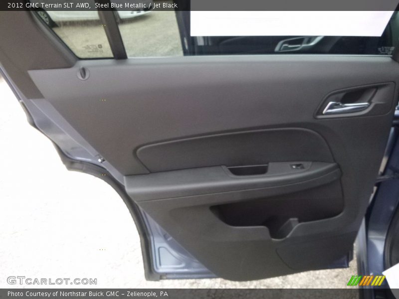 Steel Blue Metallic / Jet Black 2012 GMC Terrain SLT AWD