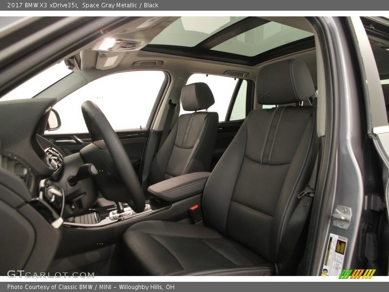 Space Gray Metallic / Black 2017 BMW X3 xDrive35i
