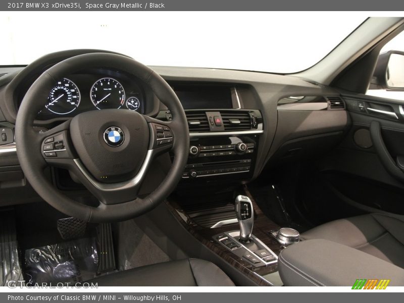 Space Gray Metallic / Black 2017 BMW X3 xDrive35i