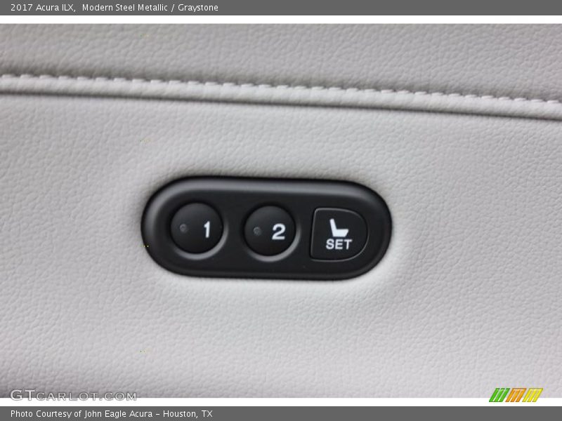 Modern Steel Metallic / Graystone 2017 Acura ILX