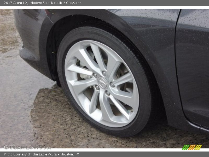 Modern Steel Metallic / Graystone 2017 Acura ILX