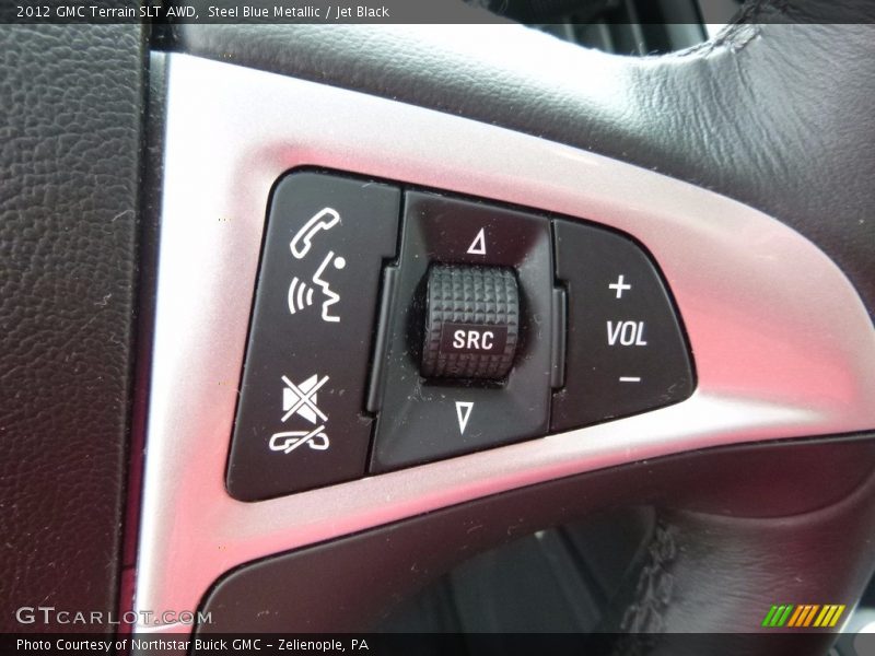 Steel Blue Metallic / Jet Black 2012 GMC Terrain SLT AWD