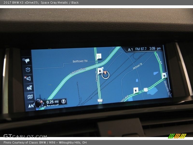 Space Gray Metallic / Black 2017 BMW X3 xDrive35i