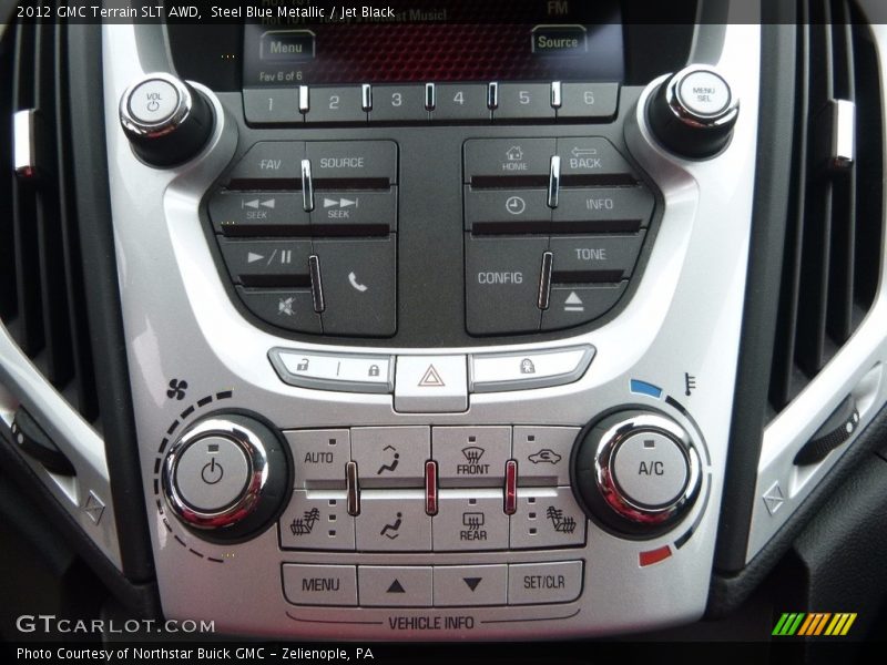 Steel Blue Metallic / Jet Black 2012 GMC Terrain SLT AWD