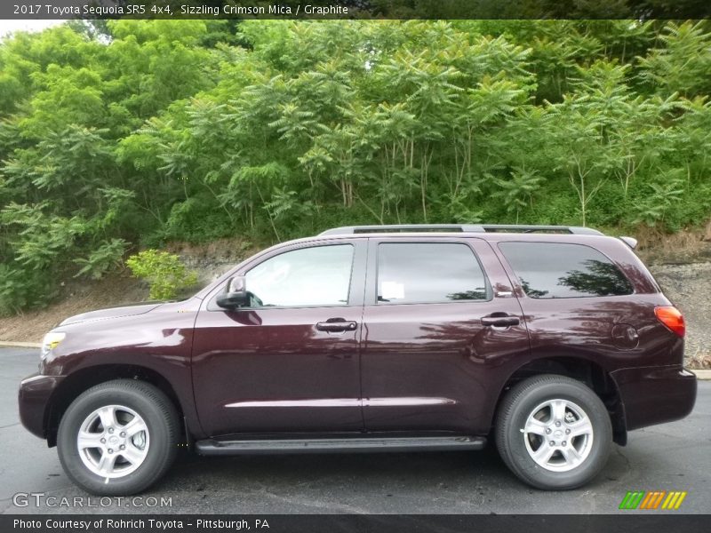  2017 Sequoia SR5 4x4 Sizzling Crimson Mica