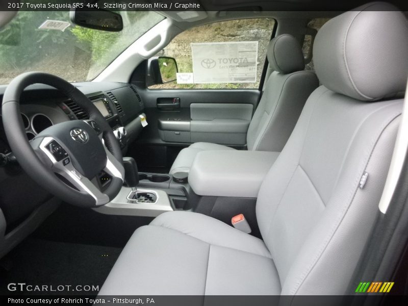Front Seat of 2017 Sequoia SR5 4x4