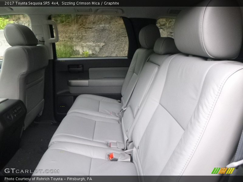 Rear Seat of 2017 Sequoia SR5 4x4