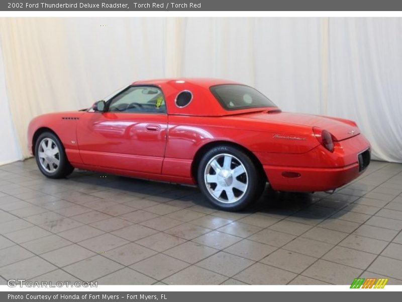 Torch Red / Torch Red 2002 Ford Thunderbird Deluxe Roadster