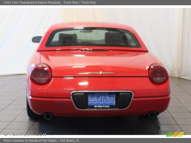 Torch Red / Torch Red 2002 Ford Thunderbird Deluxe Roadster